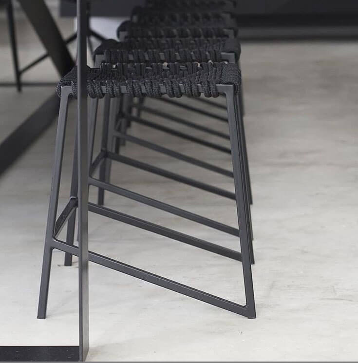 Outdoor: Loft Woven Dining Stool
